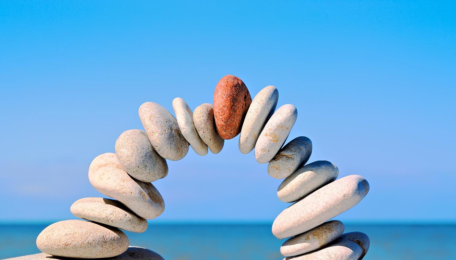 keystone habit image of stacking rocks